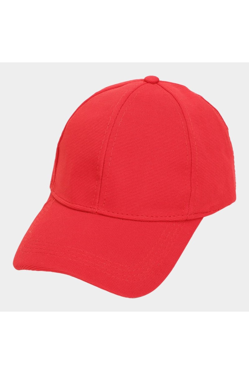 Brink Men's Canvas Cap Stylish & Comfortable Adjustable Baseball Hat for Outdoor, Casual & Sports Wear Red