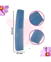 Hi Tech Sales Grooming Hair Combs for Men and Women Wide Tooth Comb Detangling Frizz off detangler hair comb for Curly, long Hair & any type Hair, Wet, Dry. Shampoo Comb. Pack of 1 (Sky)