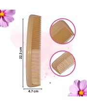 Hi Tech Sales Grooming Hair Combs for Men and Women Wide Tooth Comb Detangling Frizz off detangler hair comb for Curly, long Hair & any type Hair, Wet, Dry. Shampoo Comb. Pack of 1 (Beige)