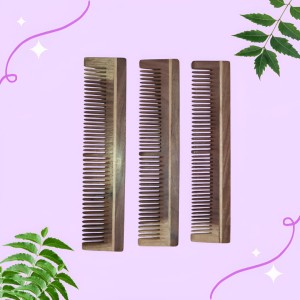Hi Tech Sales Wooden Comb for Hair Growth, Hair fall & Dandruff Control (for Men & Women & all type of hair) Handcrafted Designer Comb, Hair Scalp Massager.