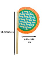 Handmade Bamboo Hand Fan (Hatpakha) – Traditional Hand-Painted Handheld Fan for Cool Air, Home Décor, Festivals & Puja | Eco-Friendly Travel Fan (14.5 × 8.2 cm) (Orange) Handmade Bamboo Hand Fan (Hatpakha) – Traditional Hand-Painted Handheld Fan for Cool Air, Home Décor, Festivals & Puja | Eco-Friendly Travel Fan (14.5 × 8.2 cm) (Orange)