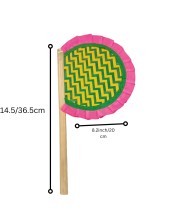 Handmade Bamboo Hand Fan (Hatpakha) – Traditional Hand-Painted Handheld Fan for Cool Air, Home Décor, Festivals & Puja | Eco-Friendly Travel Fan pink (14.5 × 8.2 cm) Handmade Bamboo Hand Fan (Hatpakha) – Traditional Hand-Painted Handheld Fan for Cool Air, Home Décor, Festivals & Puja | Eco-Friendly Travel Fan pink (14.5 × 8.2 cm)