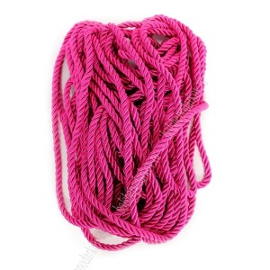Durable Pink Rope Net with Hammock Swing Hanging Net Mesh Sleeping Bed | Strong Nylon Outdoor, Sports, Garden or Decorative Use | Heavy Duty Multipurpose Rope Mesh (Pink)