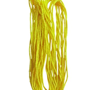 Durable Yellow Rope Net with Hammock Swing Hanging Net Mesh Sleeping Bed | Strong Nylon Outdoor, Sports, Garden or Decorative Use | Heavy Duty Multipurpose Rope Mesh (Yellow)