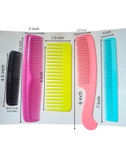 Durable Plastic Hair Comb for Women Men Kids – Anti-Static Smooth Teeth Styling Tool for All Hair Types