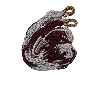 Portable Cotton Rope Hammock Swing for Outdoor & Indoor Use – Multicolor Striped Travel Sleeping Bed for Camping, Garden, Balcony & Tree Hanging | Lightweight & Durable jhulna for Adults