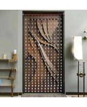 HiTechMart Handcrafted Seashell Door Hanging – 68 Inch Traditional Swag Toran for Entrance & Pooja Room – White Sea Shell Curtain for Home Décor, Boho Style, Eco-Friendly Coastal Decor