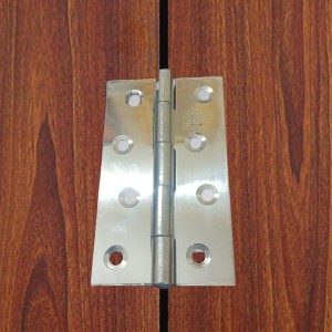 Stainless Steel Door Hinges – Heavy Duty Butt Hinges for Doors, Cabinets & Furniture | Rust-Resistant Smooth Movement | Pack of 4 (5 x2.5 inch)