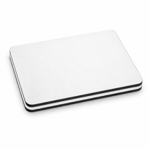Mouse Pad, Blank White Sublimation Mouse Pad with Anti-Slip Natural Rubber Base, Smooth Surface for Office, Home & Gaming – Pack of 2