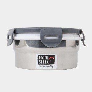 Hitech Sales 700ml Stainless Steel Container – Durable Steel Storage Box for Kitchen, Lunch & Pantry Use