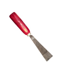 Knife Scraper Tool with Wooden Handle | Steel Blade Wall Putty Applicator Tool for Painting, Filling & Repair Work (Small)