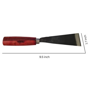 Heavy-Duty Paint Scraper with Sharp Steel Blade and Ergonomic Wooden Handle – Professional Paint & Rust Remover Tool for Wood, Metal, and Wall Surfaces