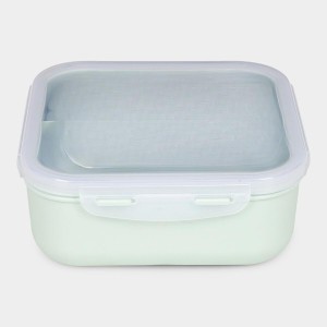 Hitech Sales 1200ml Plastic Lunch Box – Green Airtight & Leakproof Food Container