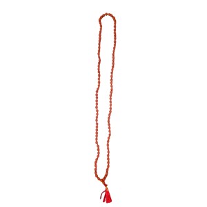 Handmade Rudraksha Mala 108 Beads – Puja, Chanting, Meditation Rosary (14.5inch/37.5cm) (Small)