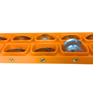 Khartal - Traditional Indian Hand Cymbals with Ergonomic Grip for Easy Playing, 10 Pair Set, Bright Orange Color