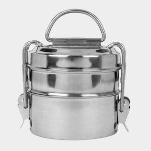 Stainless Steel Lunch Box, 1 0 X 10 cm (Pack of 2)