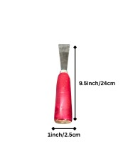 Knife Scraper Tool with Wooden Handle | Steel Blade Wall Putty Applicator Tool for Painting, Filling & Repair Work (Small)