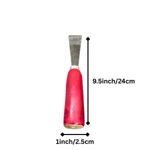 Knife Scraper Tool with Wooden Handle | Steel Blade Wall Putty Applicator Tool for Painting, Filling & Repair Work (Small)