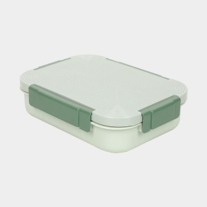 Stainless Steel Lunch Box, Container: 23 X17 X 6cm, Spoon: 13.5cm Length (Pack of 1)