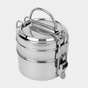 Stainless Steel Lunch Box, 1 0 X 10 cm (Pack of 2)