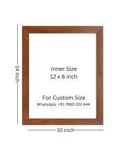 A P J Abdul Kalam & Famous Quote Brown Frame, 10x14InchesInspirational Wall Art for Office, Home DecorIdeal Spiritual Gift