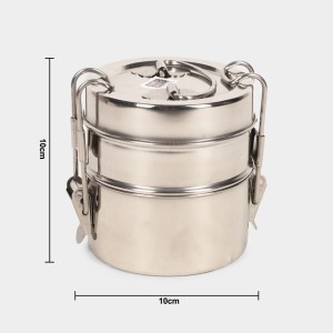 Stainless Steel Lunch Box 1 0 X 10 cm, 2 Containers