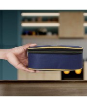 Steel Lunch Box, 3 Containers and 1 Bag, Big Container: 3.5 X 10 X 20 cm, Small Container: 5 X 10 cm, 2 Steel Containers, 1Plastic Container, 1Bag Steel Lunch Box, 3 Containers and 1 Bag, Big Container: 3.5 X 10 X 20 cm, Small Container: 5 X 10 cm, 2 Steel Containers, 1Plastic Container, 1Bag