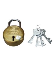 Hitech Sales Locks I HISTO NAU – TAL 6 Levers with 4 Keys I Durable and Secure Padlock for Main Door, Home, Office, and Outdoor | Brass Finish