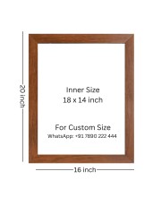 AI Funny Cute Penguin Art Picture for Kids - 16x20 inches, Brown Color - Perfect Wall Decor for Children's Room