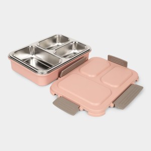 Stainless Steel Lunch Box 6 X 16 X 23 cm (Pack of 1)