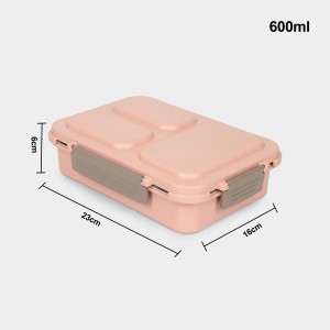 Stainless Steel Lunch Box 6 X 16 X 23 cm (Pack of 1)