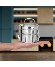 Stainless Steel Lunch Box, 1 0 X 10 cm (Pack of 2)