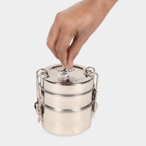 Stainless Steel Lunch Box 1 0 X 10 cm, 2 Containers