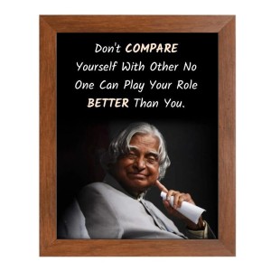 A P J Abdul Kalam & Famous Quote Brown Frame, 10x14InchesInspirational Wall Art for Office, Home DecorIdeal Spiritual Gift A P J Abdul Kalam & Famous Quote Brown Frame, 10x14InchesInspirational Wall Art for Office, Home DecorIdeal Spiritual Gift