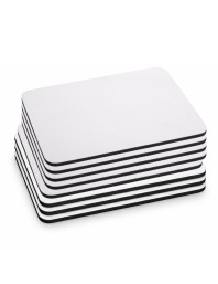 Mouse Pad, Blank White Sublimation Mouse Pad with Anti-Slip Natural Rubber Base, Smooth Surface for Office, Home & Gaming -Pack of 8