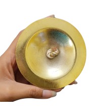 HiTechMart Handcrafted Brass Manjeera – 9cm Indian Classical Musical Instrument for Bhajan, Kirtan, Puja – Traditional Cymbals with Clear, Resonant Sound – 185gm Lightweight with Durable String HiTechMart Handcrafted Brass Manjeera – 9cm Indian Classical Musical Instrument for Bhajan, Kirtan, Puja – Traditional Cymbals with Clear, Resonant Sound – 185gm Lightweight with Durable String