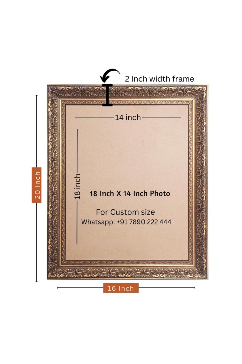 16X20 Inches Frame Big Photo Frame - 16x20 Inches for Home & Office Decoration