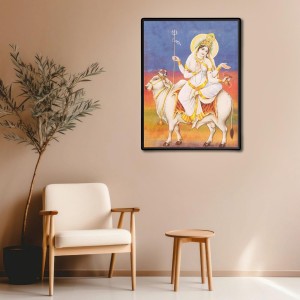 Gauri Ma Laminated Photo - 5x7 Inches, Divine Blessings for Home & Office and Temple Decoration