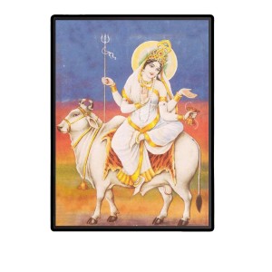 Gauri Ma Laminated Photo - 5x7 Inches, Divine Blessings for Home & Office and Temple Decoration