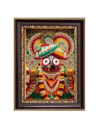 Jai Jagannath Digital Print Photo 6.7x8.7 inches - Vibrant Religious Wall Art for Home or Office Decor.