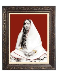Maa Sarada Big Photo Frame - 16x20 Inches for Home & Office Decoration