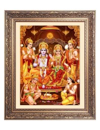 Ram Darbar Big Photo Frame - 20x24 Inches for Home & Office Decoration