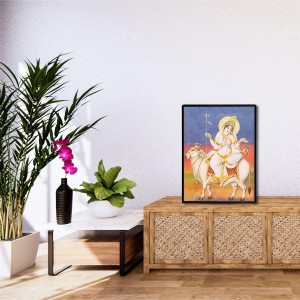 Gauri Ma Laminated Photo - 5x7 Inches, Divine Blessings for Home & Office and Temple Decoration