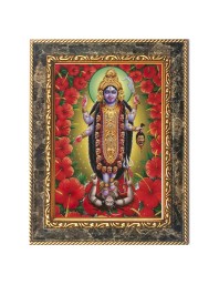 Jai Maa Kali Digital Print Photo 14.7x16.7 inches (I6119) - Vibrant Religious Wall Art for Home or Office Decor.