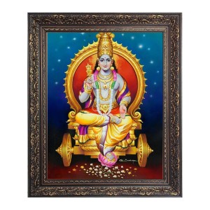 SURYA BHAGWAN Big Photo Frame - 24x28 Inches for Home & Office Decoration SURYA BHAGWAN Big Photo Frame - 24x28 Inches for Home & Office Decoration