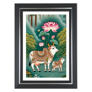 Cows Photo Wall & Table Frame | 14x18 Inch Black Designer | Perfect For Gifting & Home Decor (F9586) Cows Photo Wall & Table Frame | 14x18 Inch Black Designer | Perfect For Gifting & Home Decor (F9586)