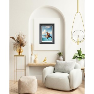 Rabbit And Tortoise Photo Wall & Table Frame | 10x14 Inch Black Designer | Perfect For Gifting & Home Decor (F9640) Rabbit And Tortoise Photo Wall & Table Frame | 10x14 Inch Black Designer | Perfect For Gifting & Home Decor (F9640)