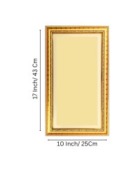Naga Devi Digital Golden Color Photo Frame | Hindu Religious Wall Decor | 10x17 Inches - Inspirational Wall Art For Office, Home Decor - Ideal Spiritual Gift (F10379)