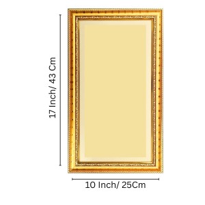 Naga Devi Digital Golden Color Photo Frame | Hindu Religious Wall Decor | 10x17 Inches - Inspirational Wall Art For Office, Home Decor - Ideal Spiritual Gift (F10379)