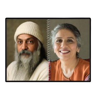 Acharya Rajneesh (Oshoo) &Maa Anand Sheela Laminated Photo - 7x9 Inches, Divine Blessings For Home & Office And Temple Decoration (F16332)
